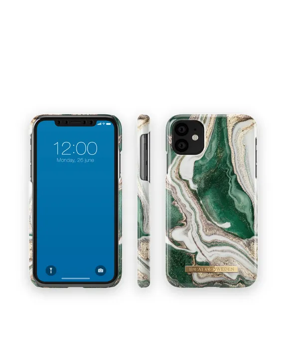 iDeal of Sweden Fashion Case, iPhone 11 - Case, Golden Jade Marble