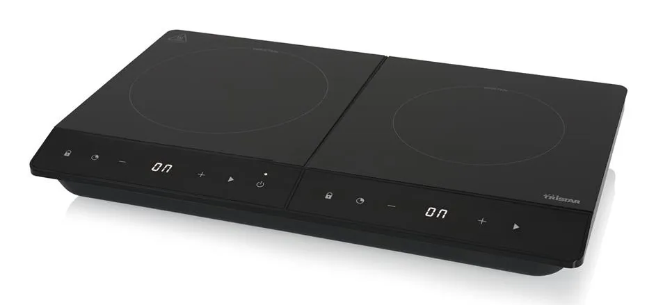 Tristar IK-6162 Induktionsplatta, 2 kokzoner, 3500W, Svart