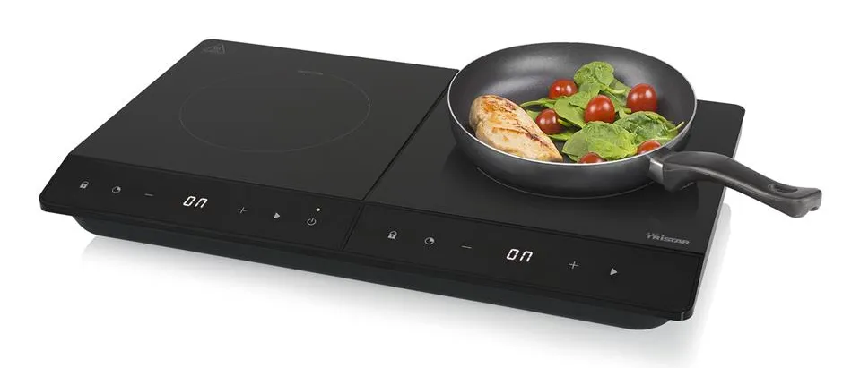 Tristar IK-6162 Induktionsplatta, 2 kokzoner, 3500W, Svart
