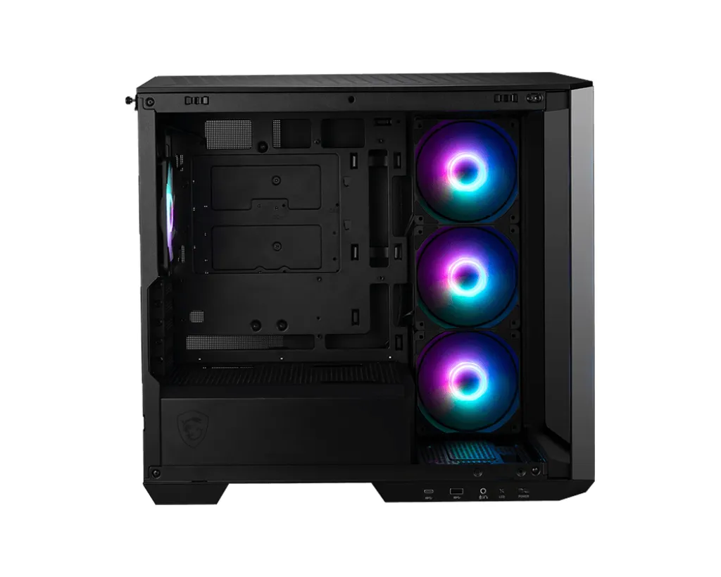 MSI MAG PANO M100R PZ mATX-kotelo ikkunalla, musta
