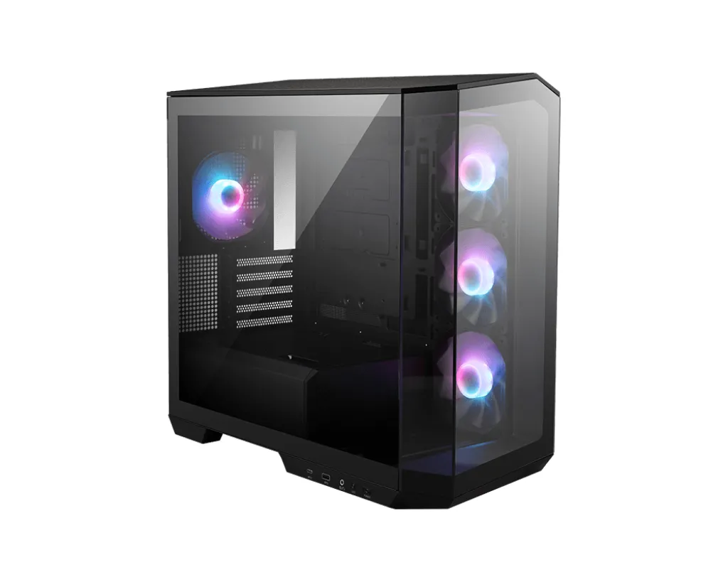 MSI MAG PANO M100R PZ mATX-kotelo ikkunalla, musta