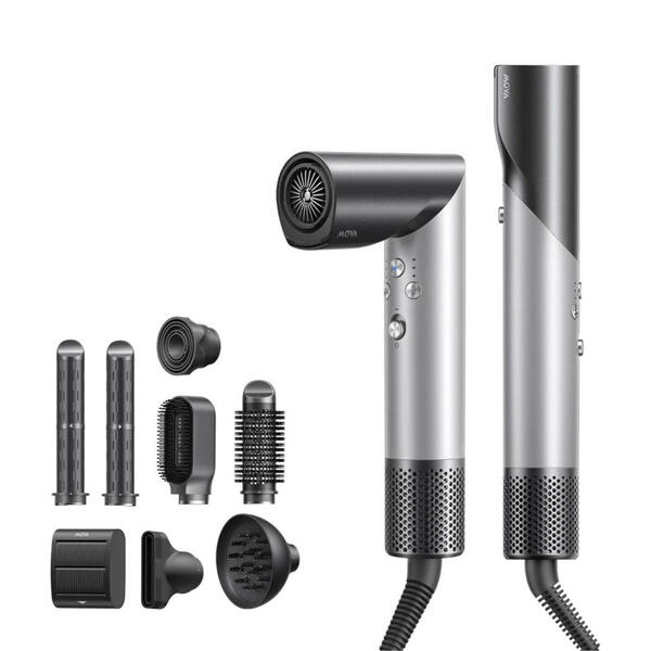 DREAME MOVA Master 10 Multistyler, 1600W hair dryer, Silver