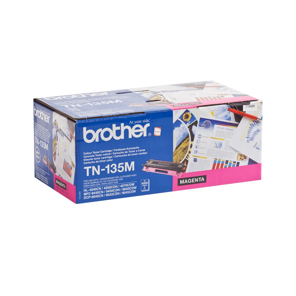Brother TN135M - Magenta - alkuper&auml;inen - v&auml;riainekasetti malleihin Brother DCP-9040, 9042, 9045, HL-4040, 4050, 4070, MFC-9420, 9440, 9450, 9840