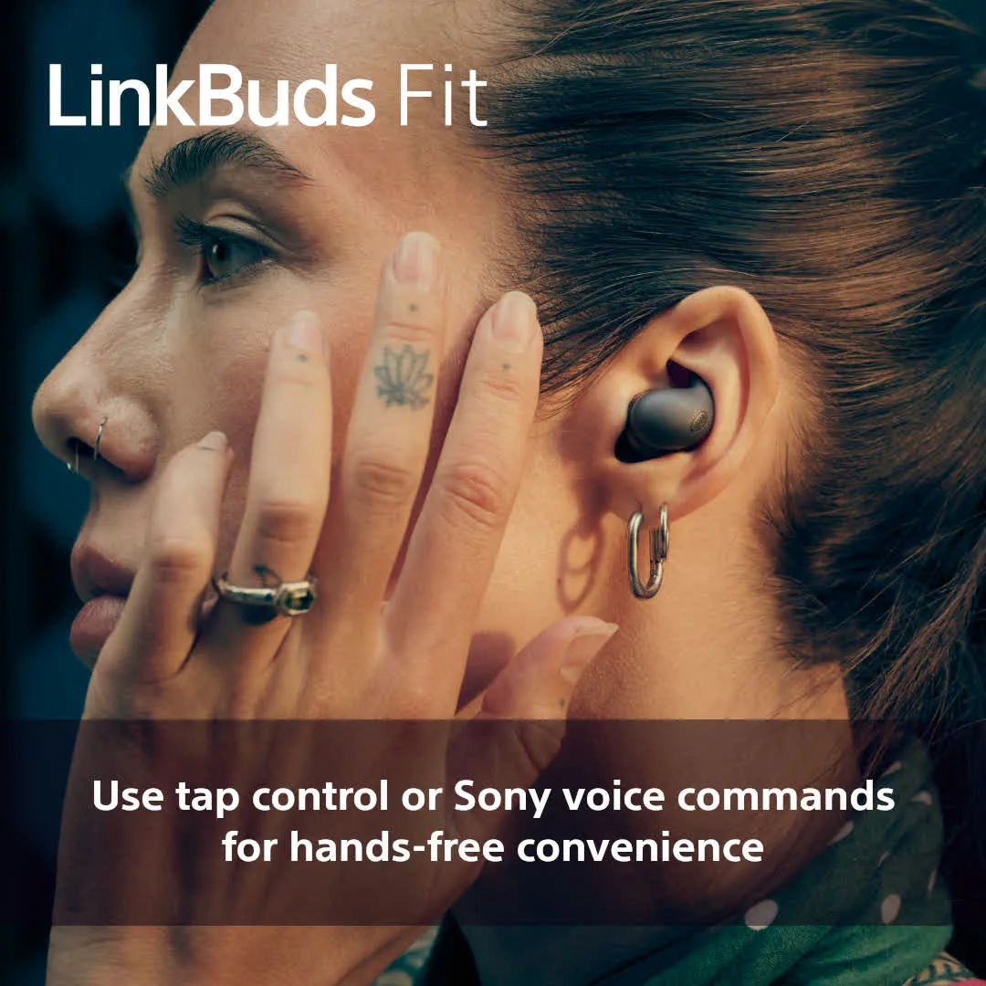 (Löytönurkka) Sony Linkbuds Fit ANC -langattomat nappikuulokkeet, Musta