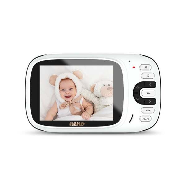 Neno Vera 3,2 tums videobabyvakt - vit