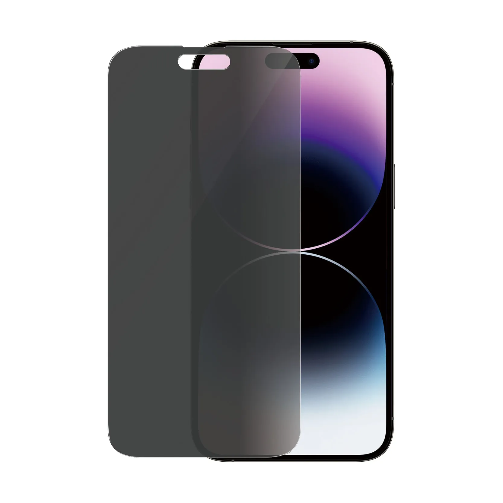 PanzerGlass Classic Fit, Privacy, iPhone 14 Pro Max - Screen Glass