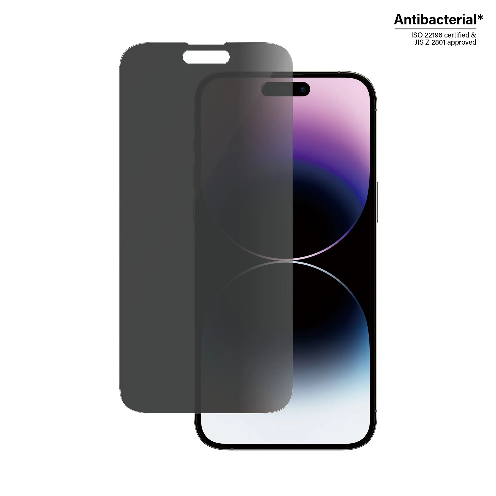 PanzerGlass Classic Fit, Privacy, iPhone 14 Pro Max - Screen Glass