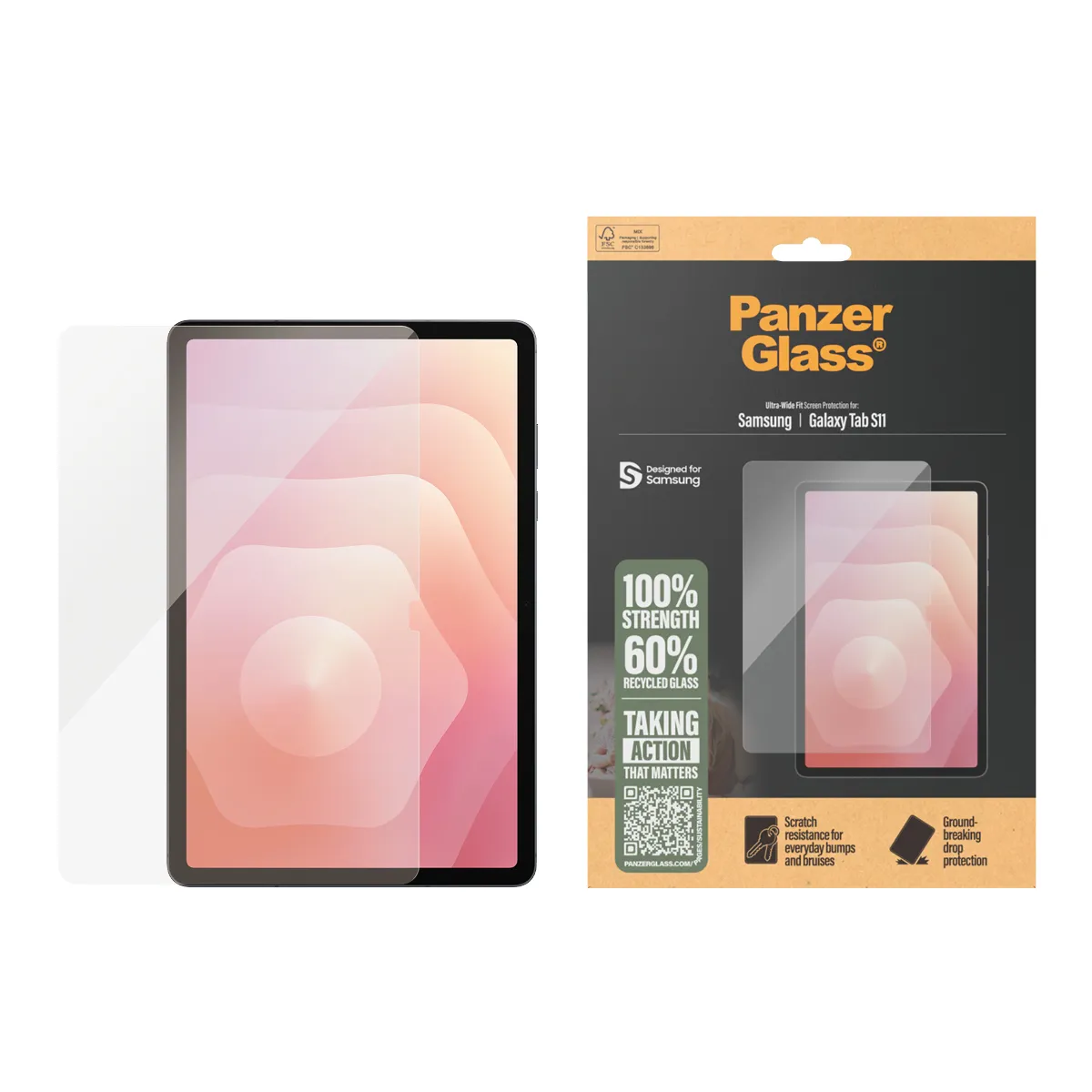 PanzerGlass Screen Protector Samsung New Tab S 2025 UWF