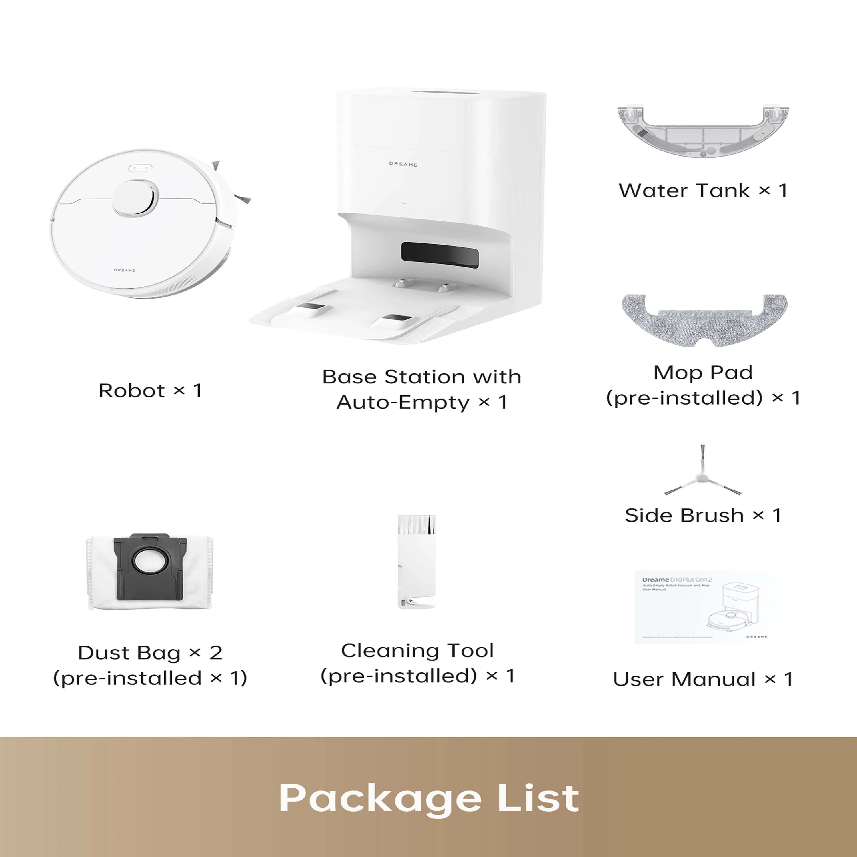 Dreame D10 Plus Gen 2 White