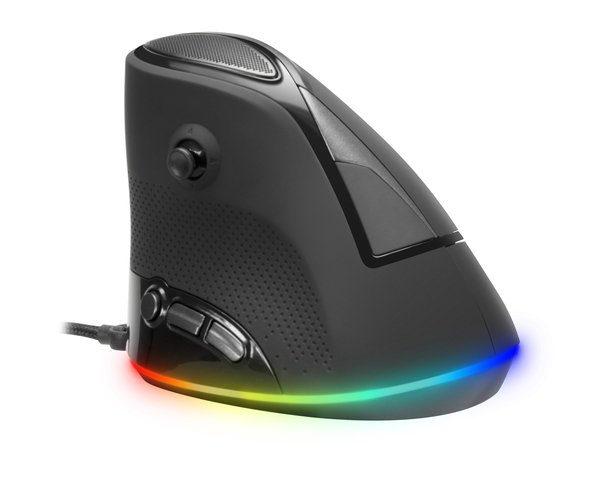 SpeedLink Sovos Vertival RGB - spelmus, svart