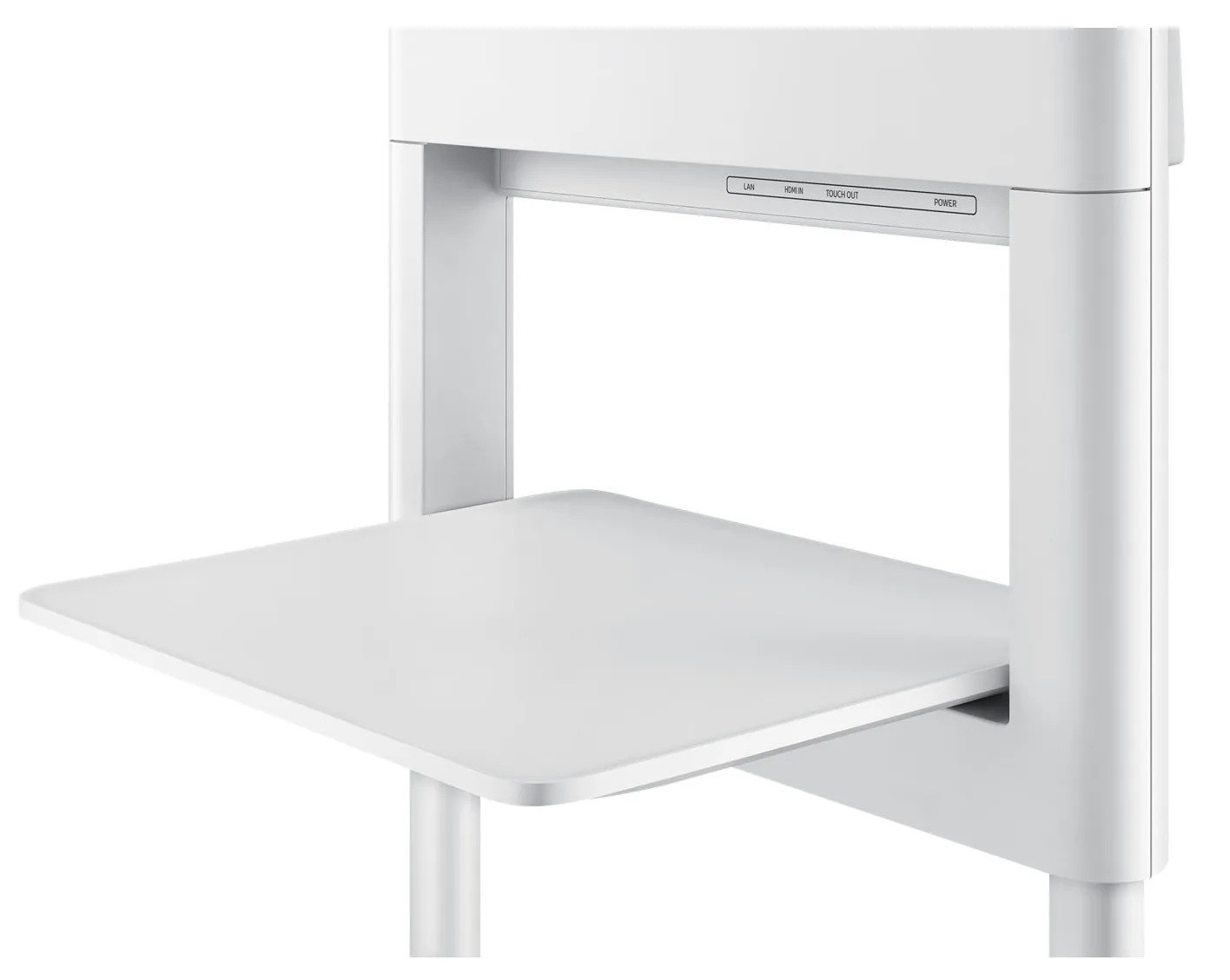 Samsung Flip Stand STN-WM55H - Teline tuotteelle interactive flat panel / LCD display - valkoinen -n&auml;yt&ouml;n koko: 55" - lattialla seisova malleihin Flip WM55H