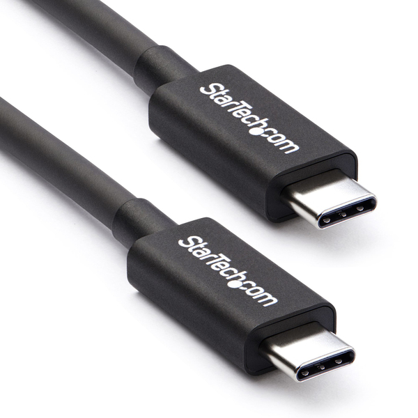 Startech Thunderbolt 3 -kaapeli, 20 Gbit/s, 2 m, Musta