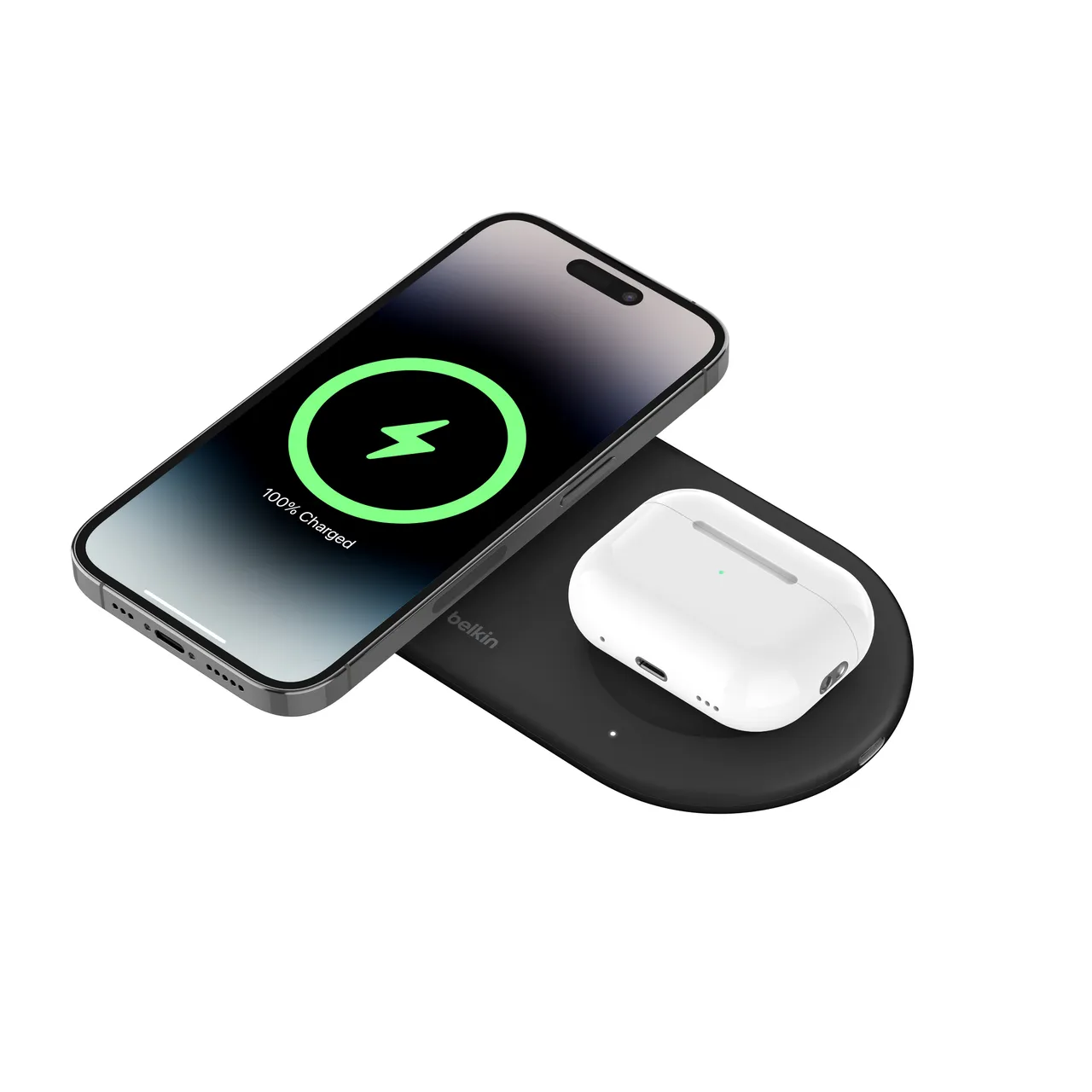 BOOST CHARGE PRO 2in1 Qi2 15W MC Pad, Black