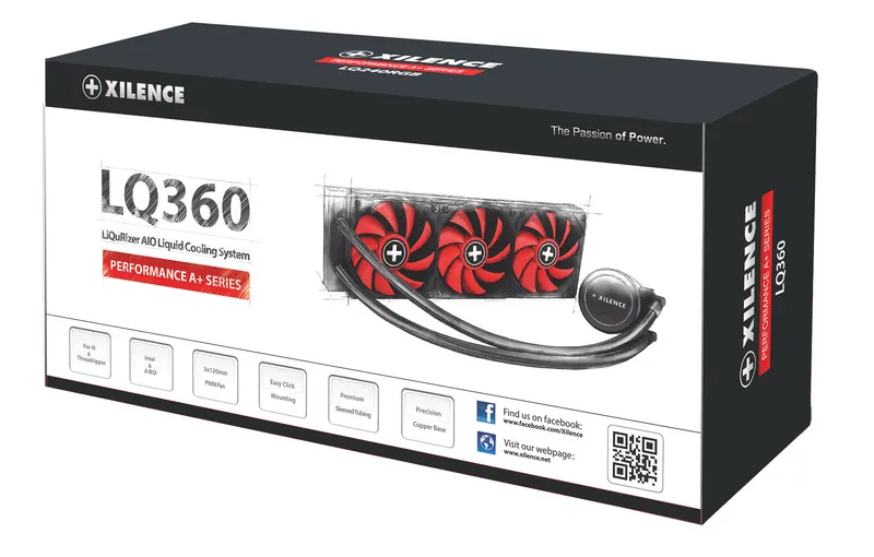 Xilence LiQuRizer LQ360 360mm ARGB Liquid Cooler, Black