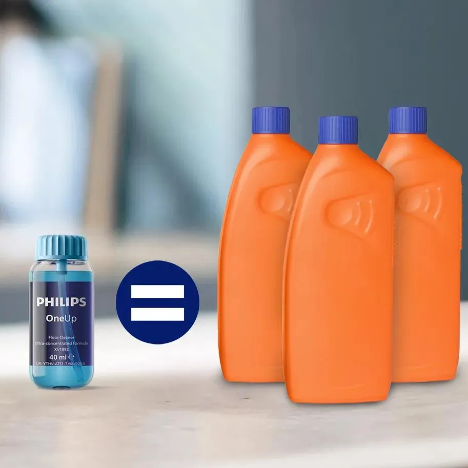 Philips OneUp XV1892/02 Ultra-Concentrated Floor Cleaner 2 x 40 ml