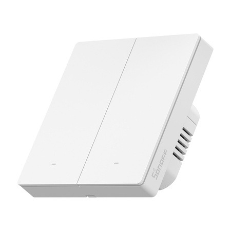 SONOFF ZBM5-2C-86W - Smart touch wall switch, White