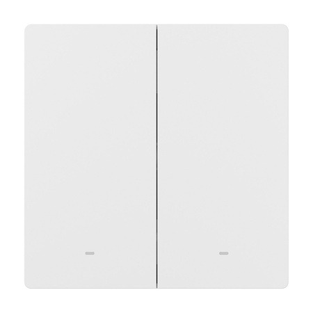 SONOFF ZBM5-2C-86W - Smart touch wall switch, White