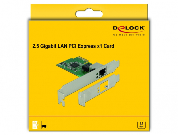 PCI Express x1 Card to 1 x 2.5 Gigabit LAN