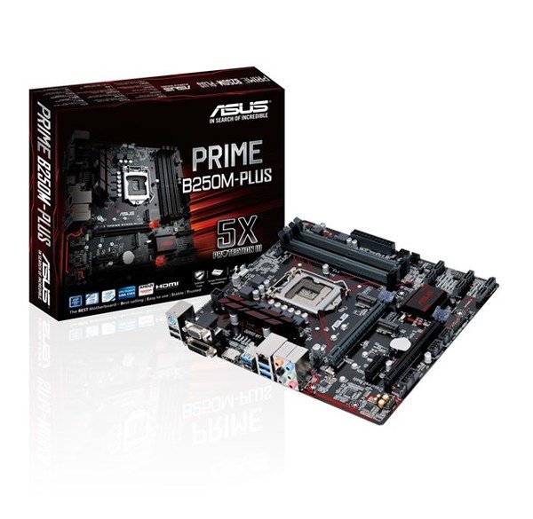 Asus PRIME B250M-PLUS, mATX -emolevy