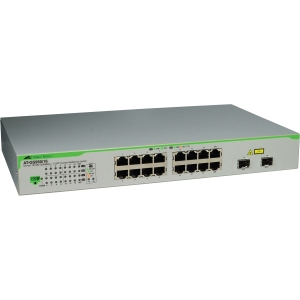 ALLIED 16port10/100/1000T POE+ Websmart Switch with 4 unpopulated SFP Slot