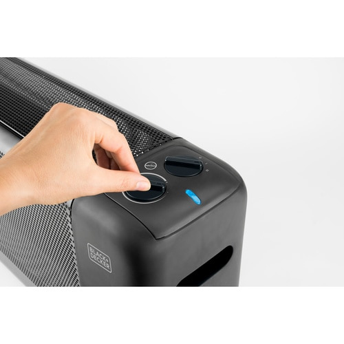 Black+Decker Mica - heater radiator, black, 1500W