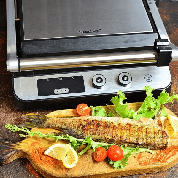 Steba FG 120 Contact Grill, 1800 W, Stainless Steel / Black