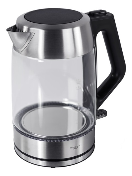 NORDIC HOME CULTURE Vattenkokare, 2200W, Silver