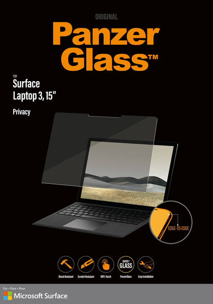 PANZERGLASS MICROSOFT SURFACE LAPTOP 3 15" PRIVACY
