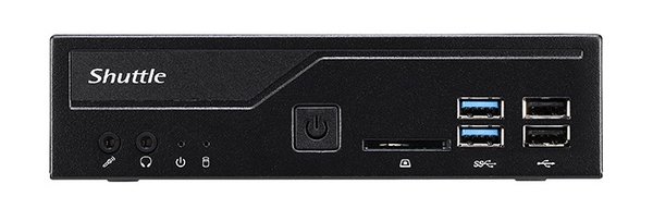Shuttle XPC Slim Barebone, Intel H310, S1151v2, svart