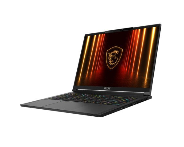 MSI Stealth A16 AI+ 16&quot; AI 9 HX 370, 32 GB, 2 TB, RTX 5070 Ti 12 GB, Win 11 Home - spelb&auml;rbar dator, svart