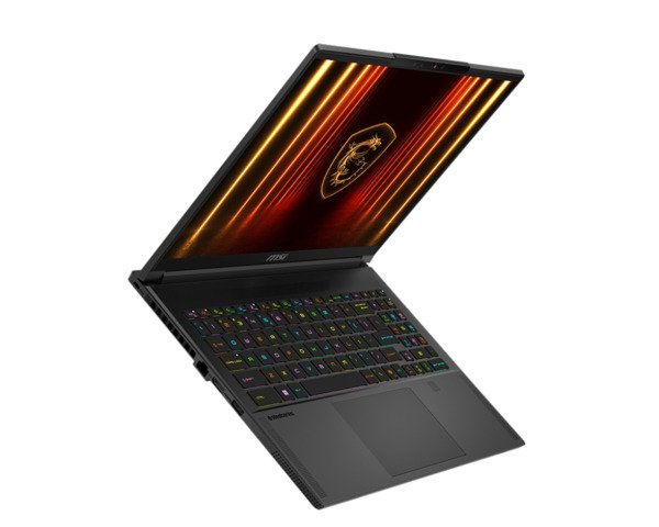 MSI Stealth A16 AI+ 16&quot; AI 9 HX 370, 32 GB, 2 TB, RTX 5070 Ti 12 GB, Win 11 Home - spelb&auml;rbar dator, svart