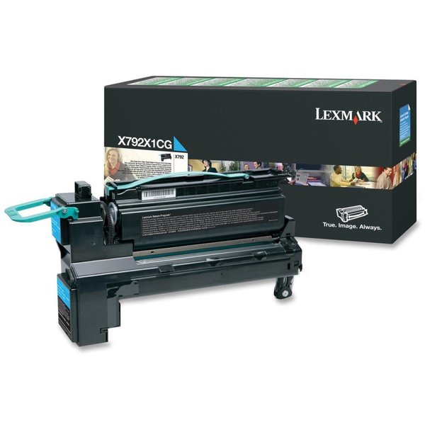 Lexmark X792X1CG Extra High Yield toner cartridge, Cyan