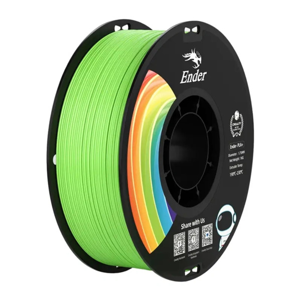 Creality Ender PLA+ 1.75 mm, 1 kg -3D-tulostusfilamentti, vihre&auml;