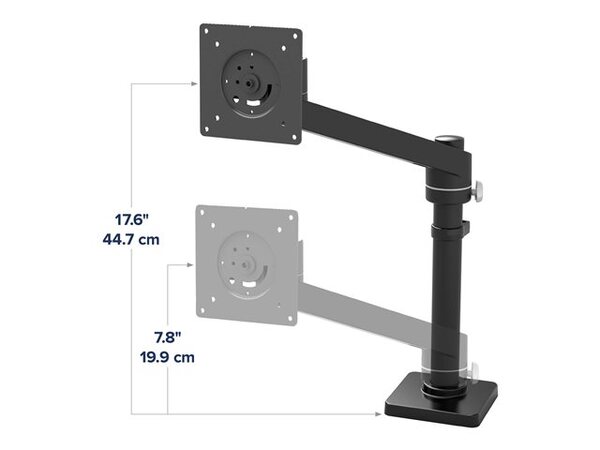 Ergotron NX Mount Arm - monitor arm, black, 34&quot;, 8kg
