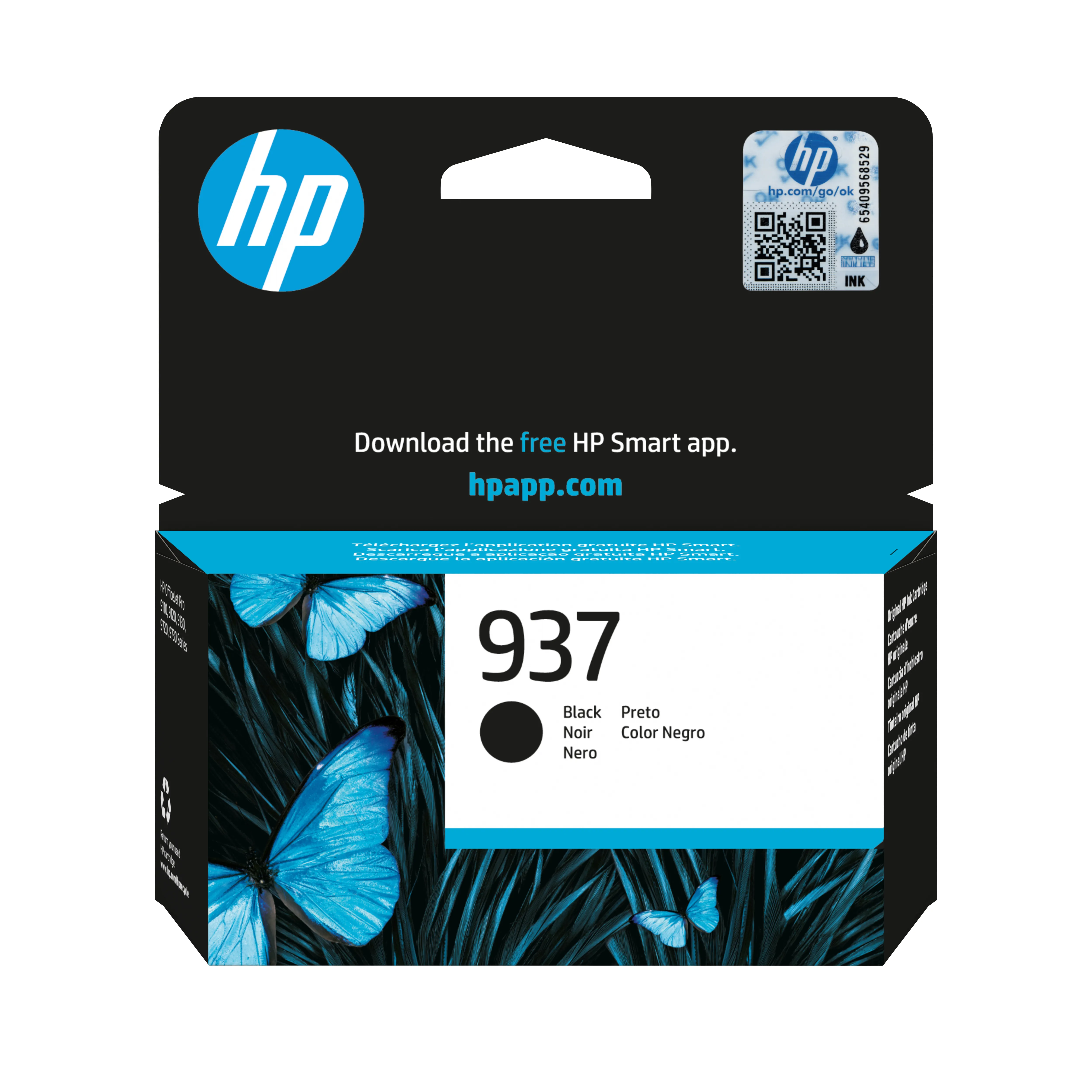 HP 937 ink cartridge, Black