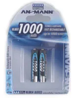 Blister 2 X Accu, Aaa, 1000Mah Aaa / Hr03