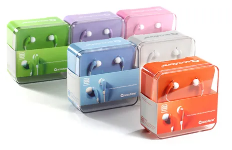 ACCUTONE AQUARIUS IN-EAR EARPHONE, BLUE