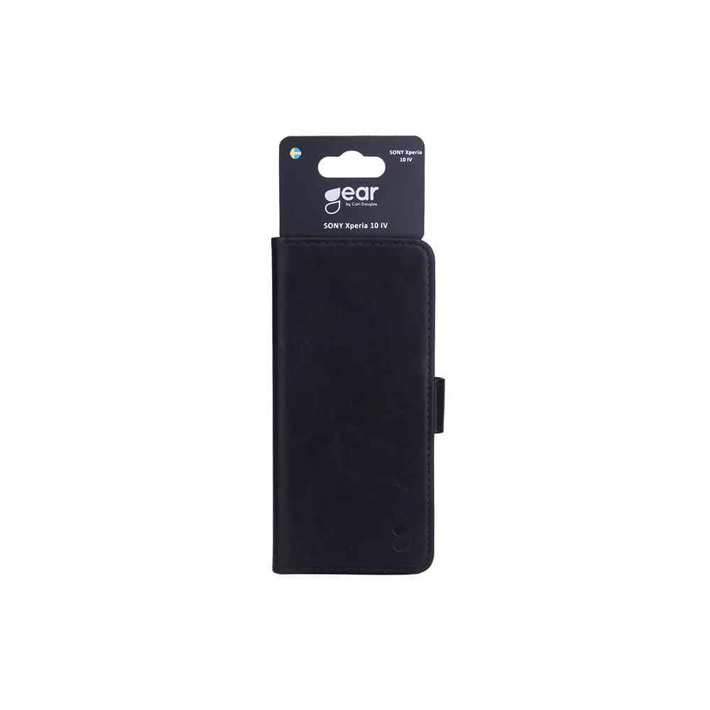 GEAR Wallet, Xperia 10 IV - Wallet Case, Black