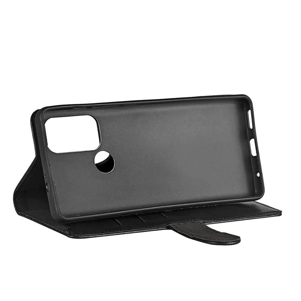GEAR Wallet, Moto G60s - Wallet Case, Black