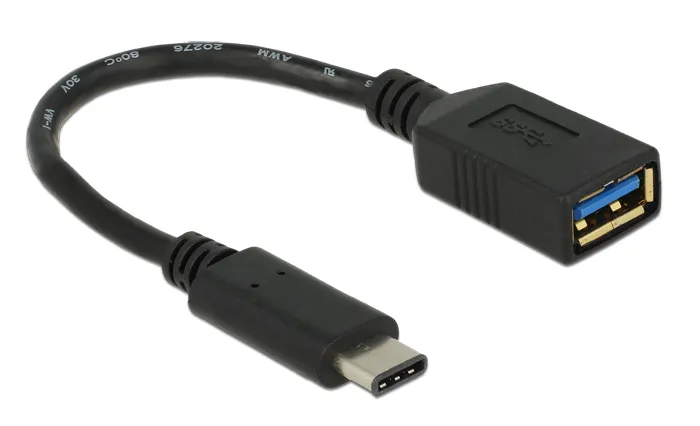 DeLOCK Adapteri USB 3.1 Gen 1 USB Typ -C uros -  USB typ A naaras