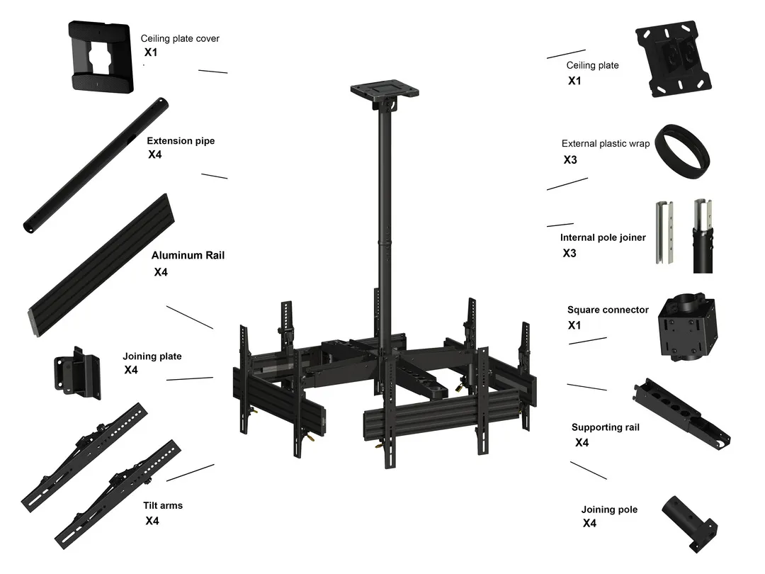 M Ceiling Mount Pro 4U
