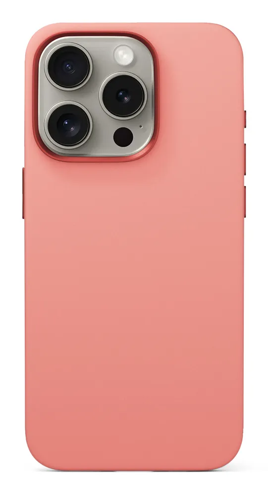 Epico Mag+ Silicone Case Pro, iPhone 16 Pro Max - fodral, Peach Pink