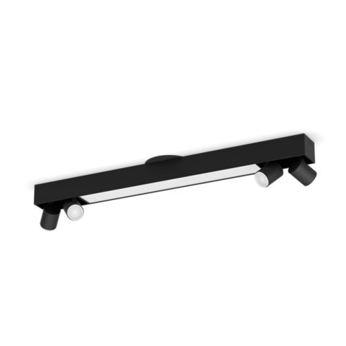 Philips Hue Centris Smart Ceiling Light 4 Spotlights White and Color Ambiance Black