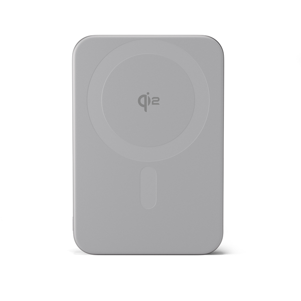 Epico UltraPack Qi2 Slim 5000mAh Alu Mag+ Wireless Power Bank EM52 - titanium