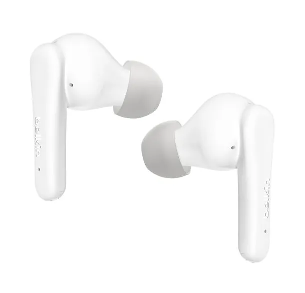 Belkin Soundform Rhythm ANC trådlösa in-ear hörlurar, vit