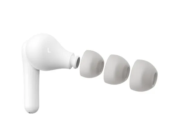 Belkin Soundform Rhythm ANC trådlösa in-ear hörlurar, vit