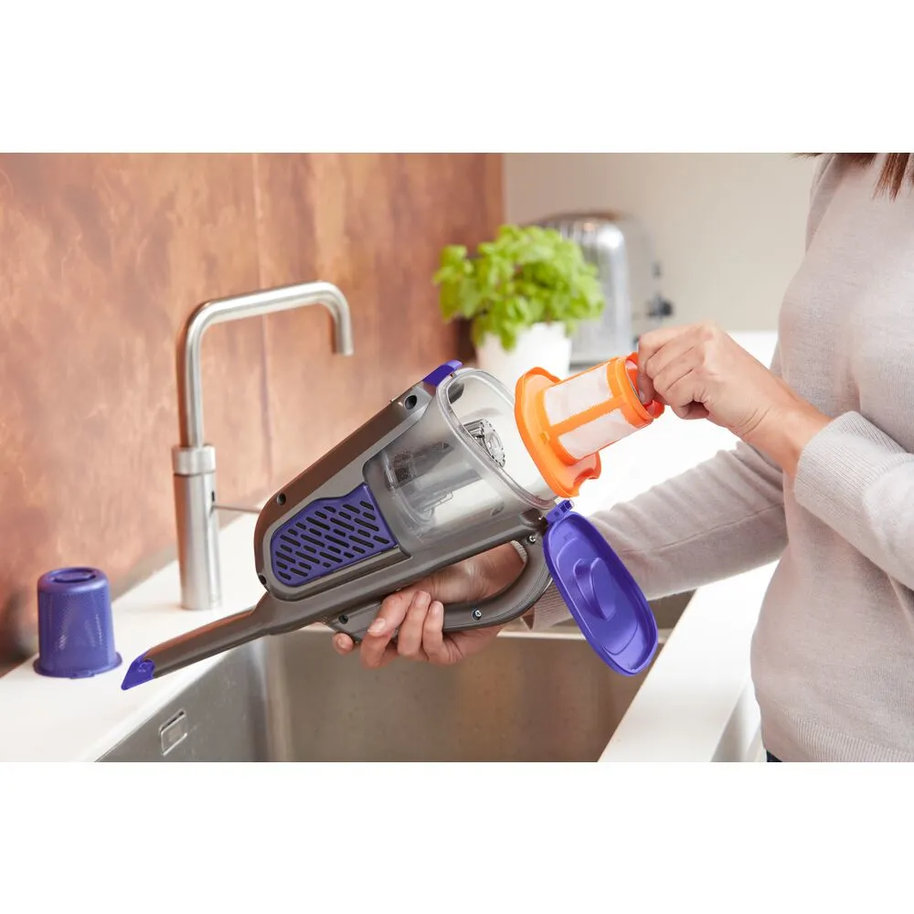 Black+Decker Dustbuster Pet BHHV520BFP 2Ah 0.7L Handheld vacuum cleaner, Black, Violet