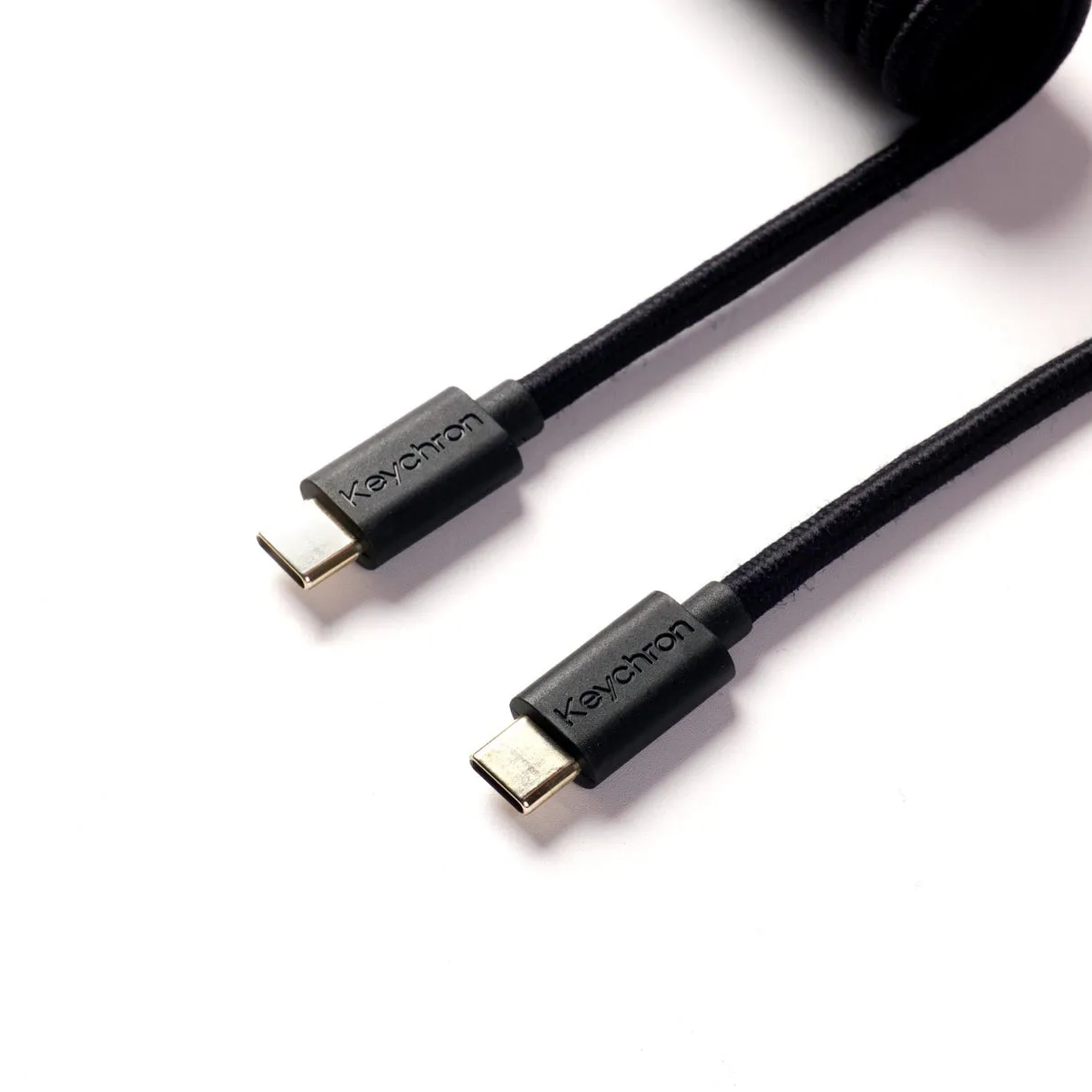 KEYCHRON CAB-49 USB-C &ndash; USB-A -kaapeli, 1,76 m, musta
