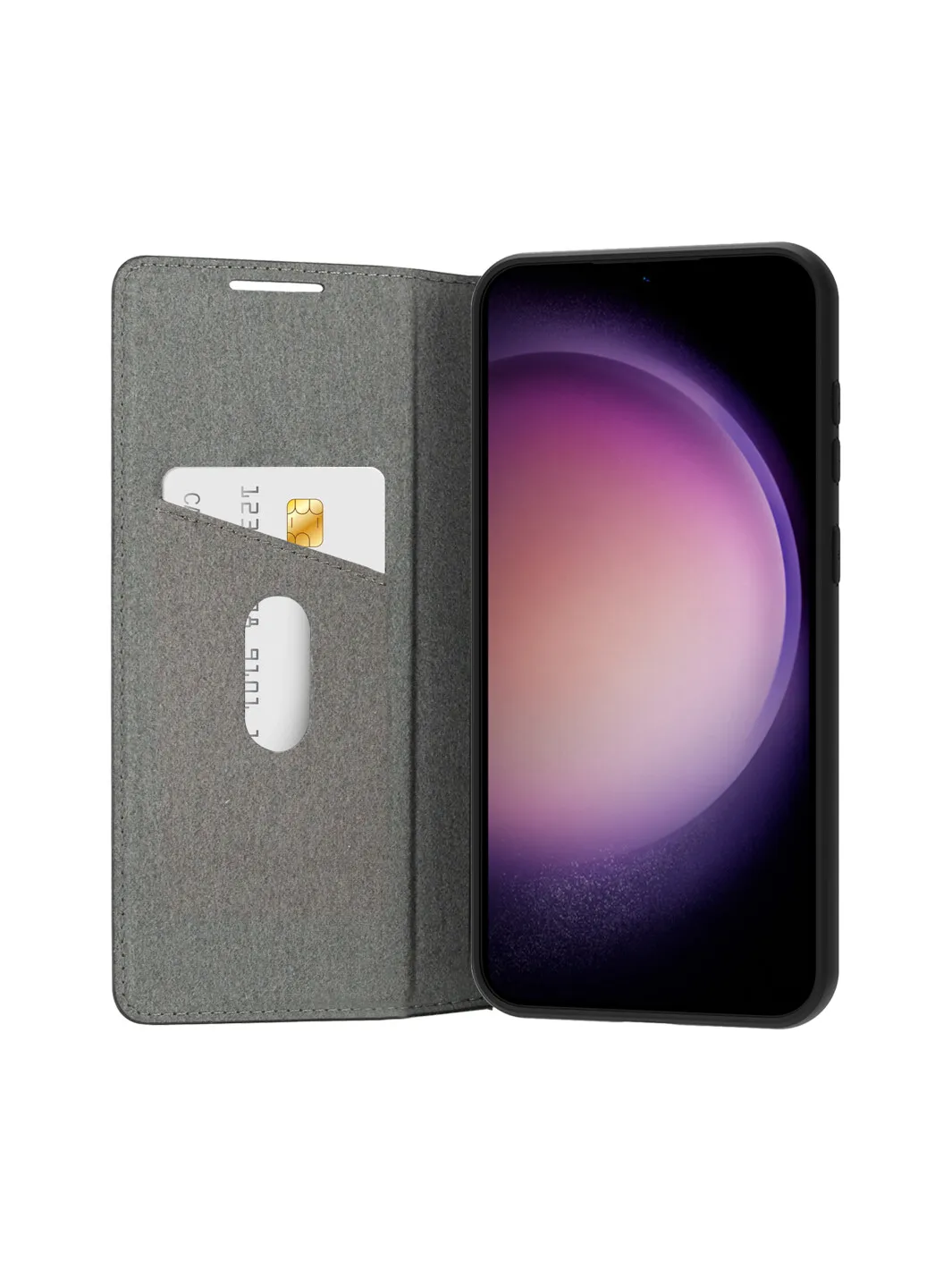 Dbramante1928 Copenhagen, Galaxy S23 FE - Wallet Case, Black
