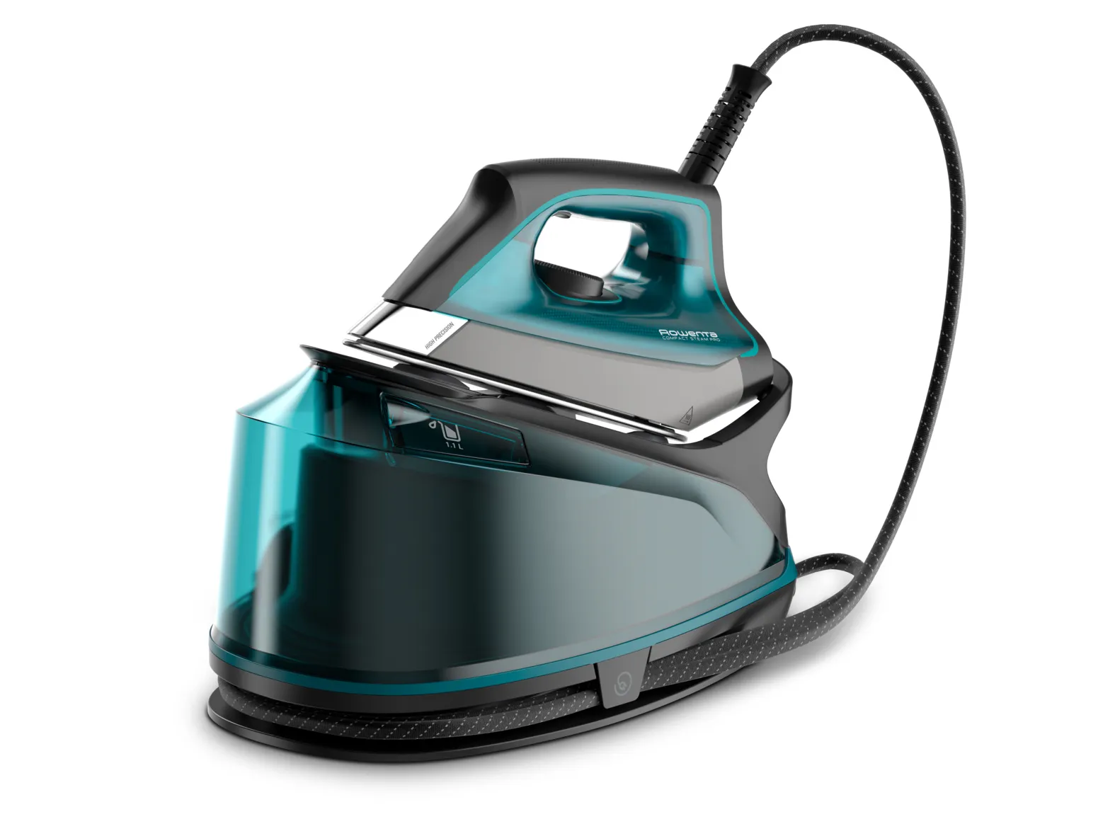 Rowenta Compact Steam Pro DG7623, steam ironing station (black / blue)